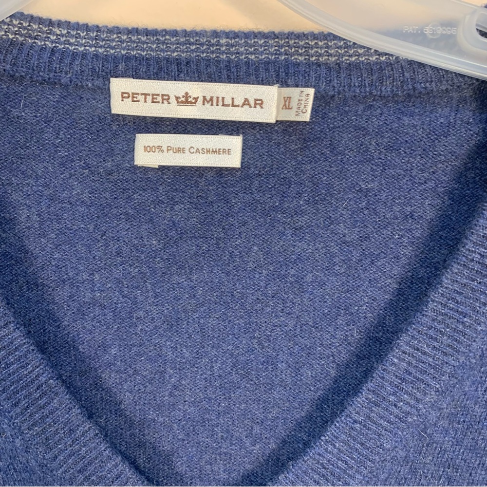 Peter Millar 100% Cashmere Scioto Embroidered Log… - image 6